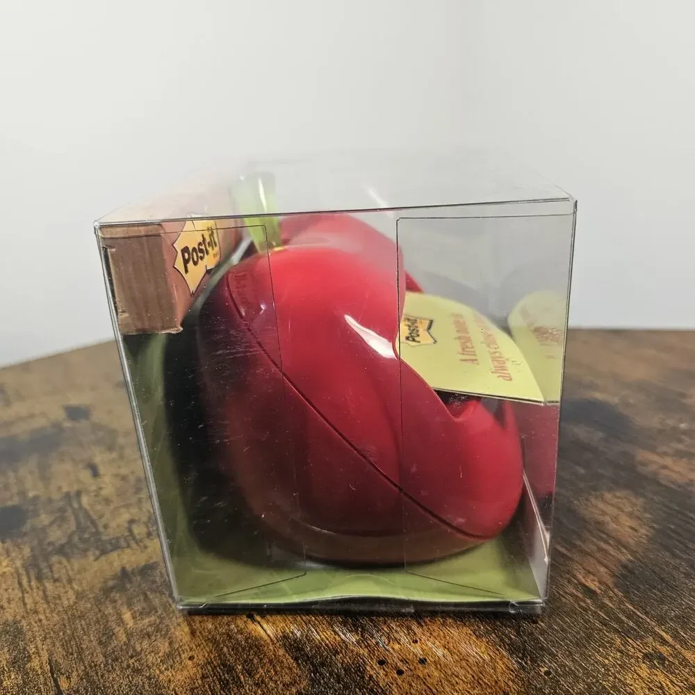 3M Post it Pop up Notes Dispenser Weighted Red Apple for 3 x 3 Inch Note Pads